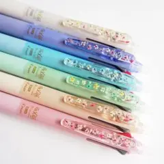 【名入れ可能】お花ボールペン/フリクション/ギフト/ドライフラワー/かわいい