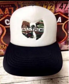 【新品❣️】ウータンクラン　メッシュキャップ　黒白　CAP