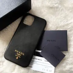美品 PRADA プラダ iPhoneケース 12 pro