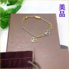 【美品】ルイヴィトン M68077 ブラスレ ロゴマニア ブレスレット