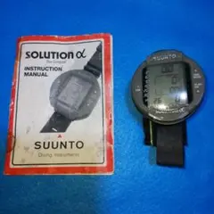 ダイビング コンピューター SUUNTO solution α 取扱説明書付
