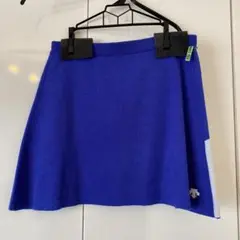 デサントゴルフ レディース ニットスカート L パープル