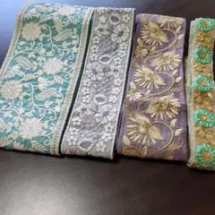 インド刺繍リボン　計約4.7 セット