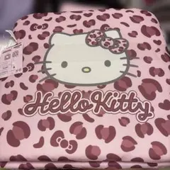 ♡ハローキティ 　ピンクヒョウ柄 シートクッション2枚組セット 新品・未使用♡