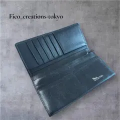 フィーコ　Fico CREATIONS-TOKYO ブラック　レザー　長財布
