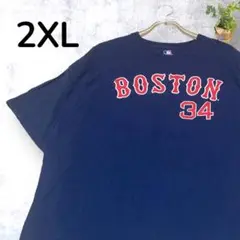 【希少】MLB ボストンレッドソックス デビッドオルティーズ Tシャツ 2XL