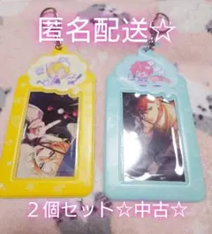 サンリオコラボ☆独歩☆一二三☆チェキ用キーホルダー２個セット☆中古品☆