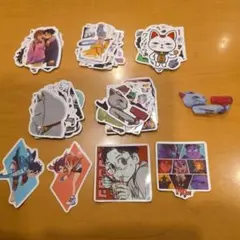 ダンダダン　シール54種とターボババアアクリルバッジセット