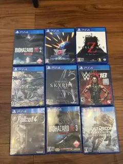 PS4ゲームソフトセット（バイオハザードなど）