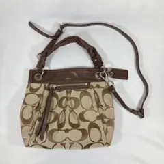 COACH コーチ ハンド ショルダーバッグ 2way キャンバス F15200