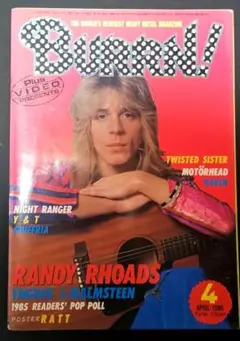 BURRN! 1986/4 ランディ•ローズ オジー•オズボーン