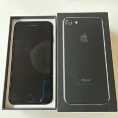 【美品】Apple iPhone 7 jetblack 256GB 本体と箱付き