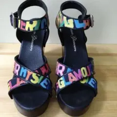 HYSTERIC GLAMOUR ヒステリックグラマー サンダル ロゴ マルチ