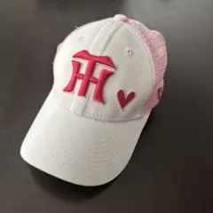 阪神タイガース　ニューエラ　ピンク　キャップ　キッズ　フリーサイズ　53〜55㎝