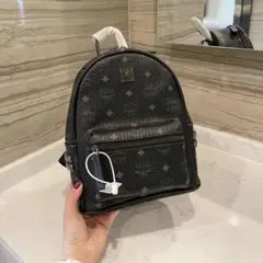 mcmブラック リュック ミニリュック
