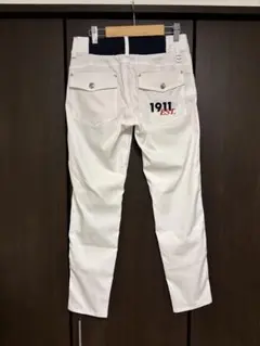 FILA ホワイト スリムフィットパンツ