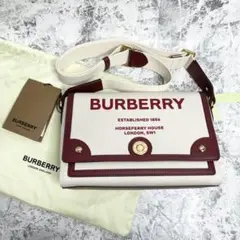 【新品】BURBERRY バーバリー ホースフェリー ショルダーバッグ レッド