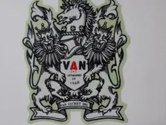VAN JACKET ヴァンヂャケット ユニコーン向い獅子ステッカークリアタイプ