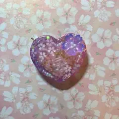 【推し活のお供に！】桜散るハートシェイカー♡
