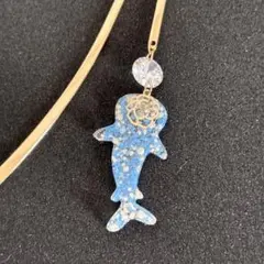 【Constellation Swimmer】ジンベエザメと星の砂ブックマーカー