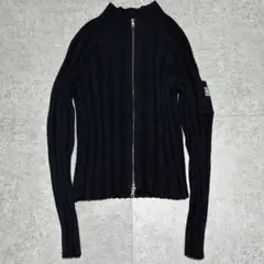 ARMANI EXCHANGE コットン ドライバーズニット ブラック L