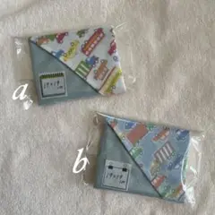 1343・ハンドメイド♡ダブルガーゼハンカチ 二枚セット