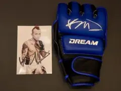 ★DREAM公式山本KID直筆サイン入りグローブ&フォト★PRIDE RIZIN