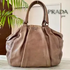 正規品 PRADA プラダ 約18万 ナッパレザートートバッグ