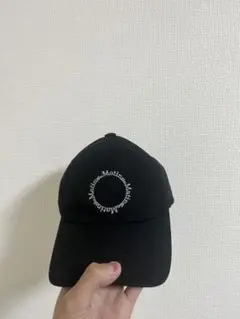 日本未発売 マーティンキム マカロンロゴボールキャップ ブラック 韓国正規品】MatinKim マーティンキム MACARON LOGO BALL CAP IN