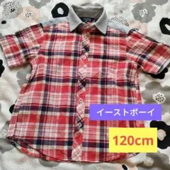 チェック柄 半袖シャツ（赤・青・白）