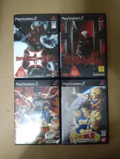 PS2　ドラゴンボールZ２　デビルメイクライ３　デビルメイクライ　鉄拳５