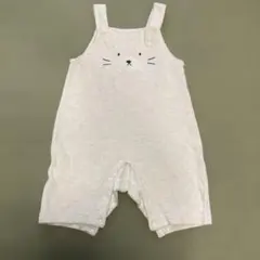 クマ刺繍オーバーオール 70サイズ