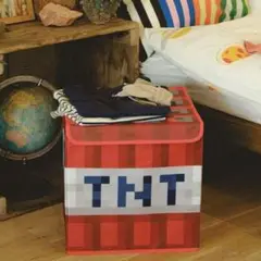 MINECRAFT ビッグサイズ折りたたみコンテナ TNT ver.