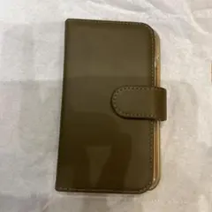 本革 手帳型スマートフォンケース ブラウン　iPhone 13 mini