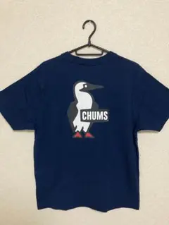 CHUMS メンズ Tシャツ ネイビー Lサイズ USED 古着