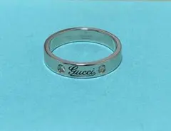 GUCCI アイコンプリントK18WG ダイヤモンド リング 15号