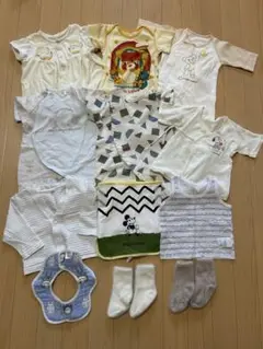 ベビー服 12点セット 50~70cm まとめ売り　スタイ　靴下