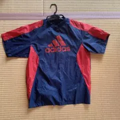 adidas ウォームアップウェア 164/16A ネイビー/レッド