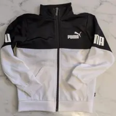 PUMA ジャージ 130サイズ ブラック/ホワイト