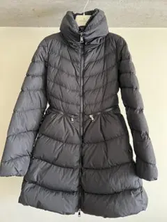 モンクレールロングダウン定番人気希少サイズ00黒美品直営店購入