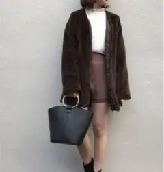 フーズフーチコ 美品 ファーロングコート
