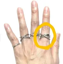 SILVER925 TRIPLE TWIST RING silver