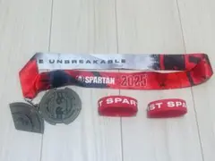 スパルタンレース2025.7月(静岡)5km完走記念メダル、ラバーバンド