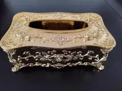 豪華な金メッキ ティッシュボックス