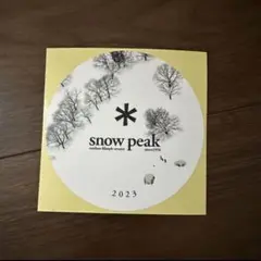 snow peak 2023 初売り ステッカー スノーピーク