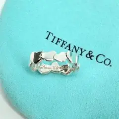 Tiffany ハートリンク シルバーリング 9