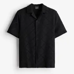 H&M レギュラーフィット クロッシェライクリゾート　シャツ