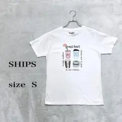 SHIPS Great Rest Tシャツ 白Sサイズ