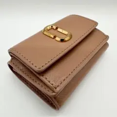 MARC JACOBS 三つ折り財布　ピンク&ベージュ