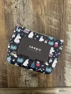 ムーミン ティッシュケース付きポーチ
